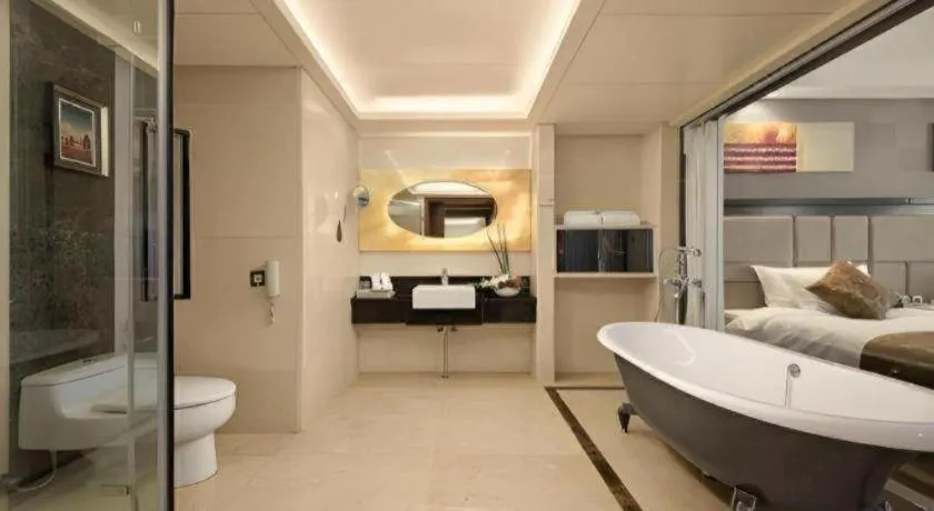 Bed in Hongfeng Hotel Nanshan Branch