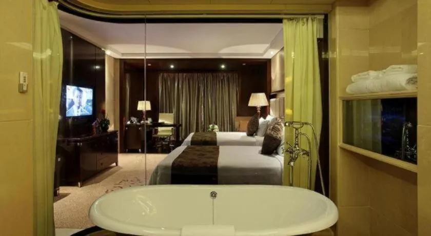 Bed in Hongfeng Hotel Nanshan Branch