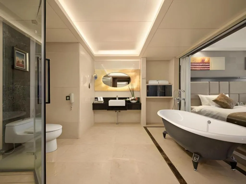 Bed in Hongfeng Hotel Nanshan Branch