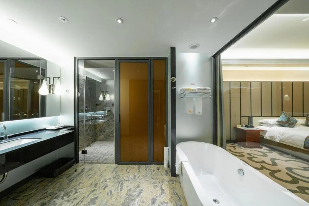 Bed in West International Trade Grand Hotel