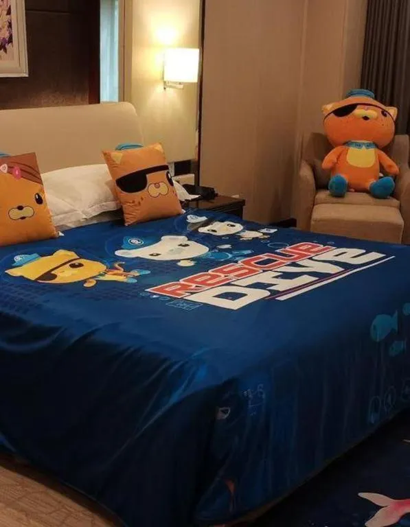 Bed in West International Trade Grand Hotel