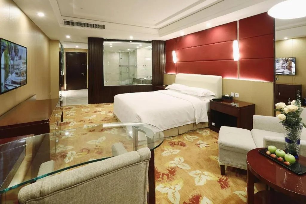 Bed in West International Trade Grand Hotel