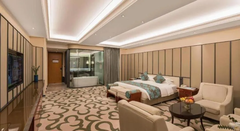 Bed in West International Trade Grand Hotel