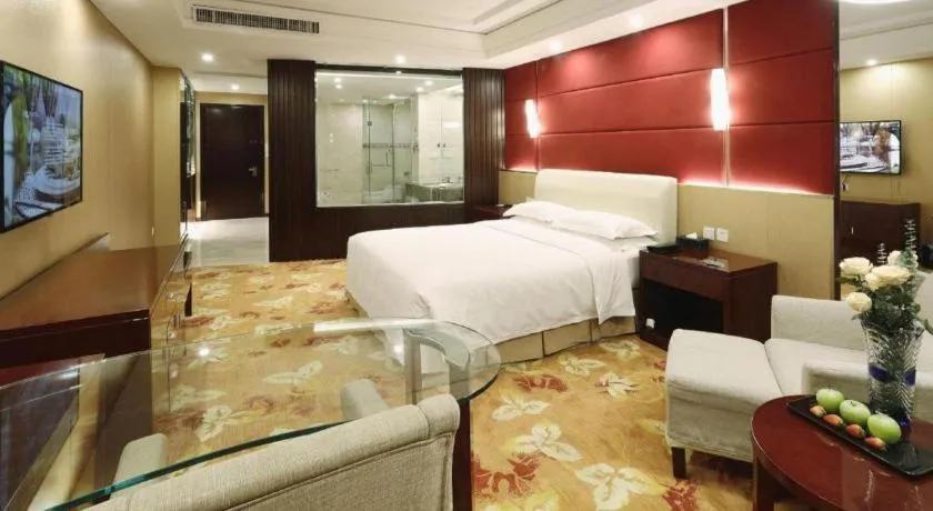 Bed in West International Trade Grand Hotel