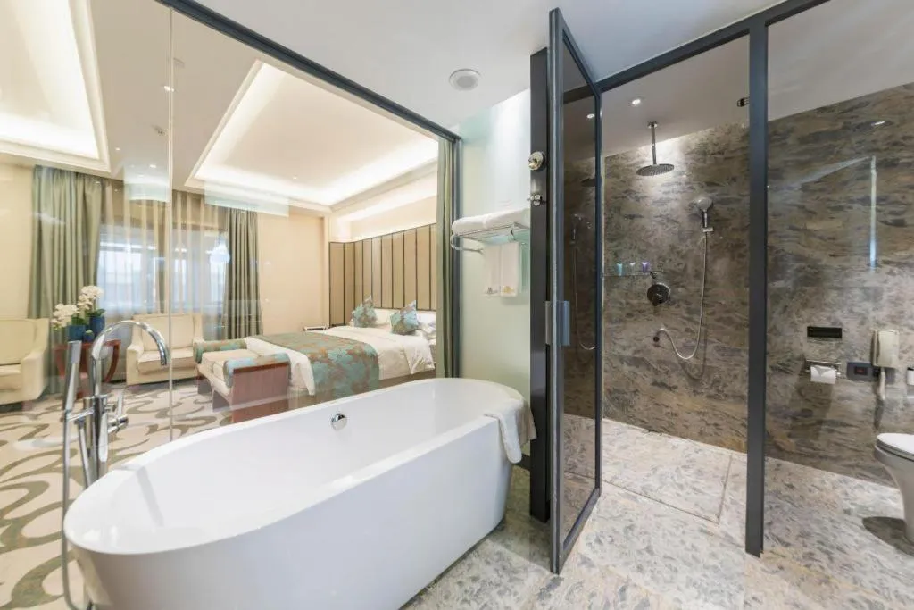 Bed in West International Trade Grand Hotel