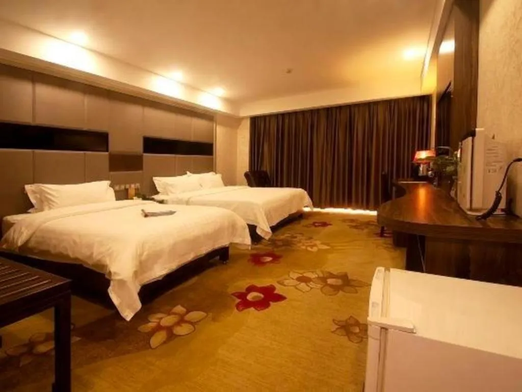 Bed in Beijing Ruyi Business Hotel