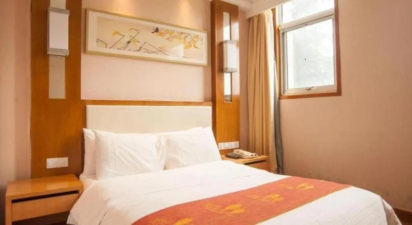 Bed in Qingdao Blue Horizon Hotel Huangdao