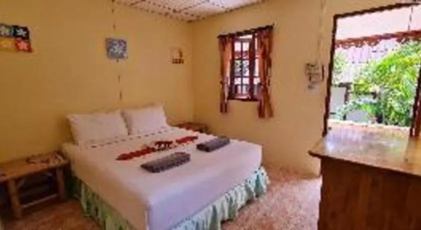 Bed in Phangan Cabana Resort