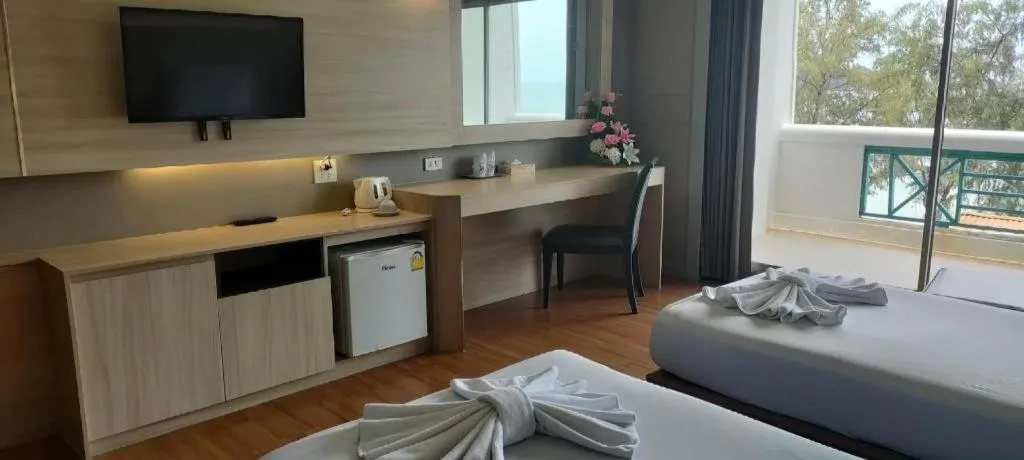 Bed in BP Samila Beach Hotel & Resort