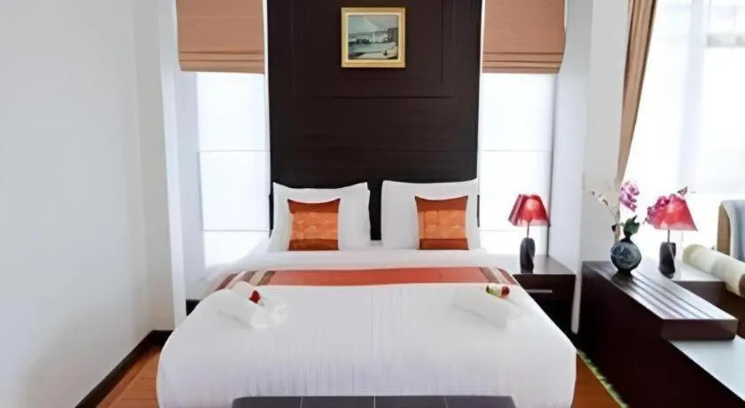 Bed in Nattha Waree Hot Spring Resort and Spa