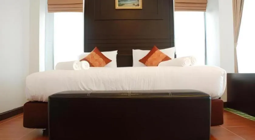 Bed in Nattha Waree Hot Spring Resort and Spa