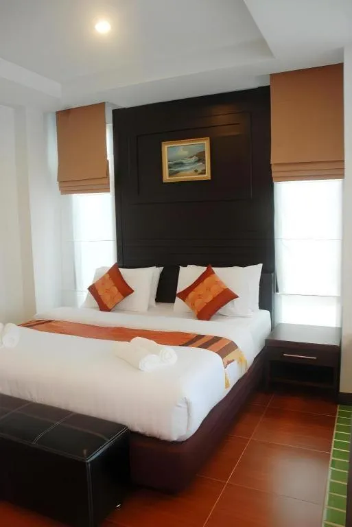 Bed in Nattha Waree Hot Spring Resort and Spa