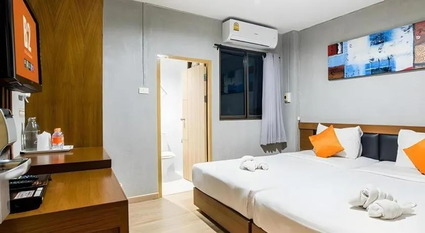 Bed in B2 Chiang Rai Night Bazaar Boutique & Budget Hotel