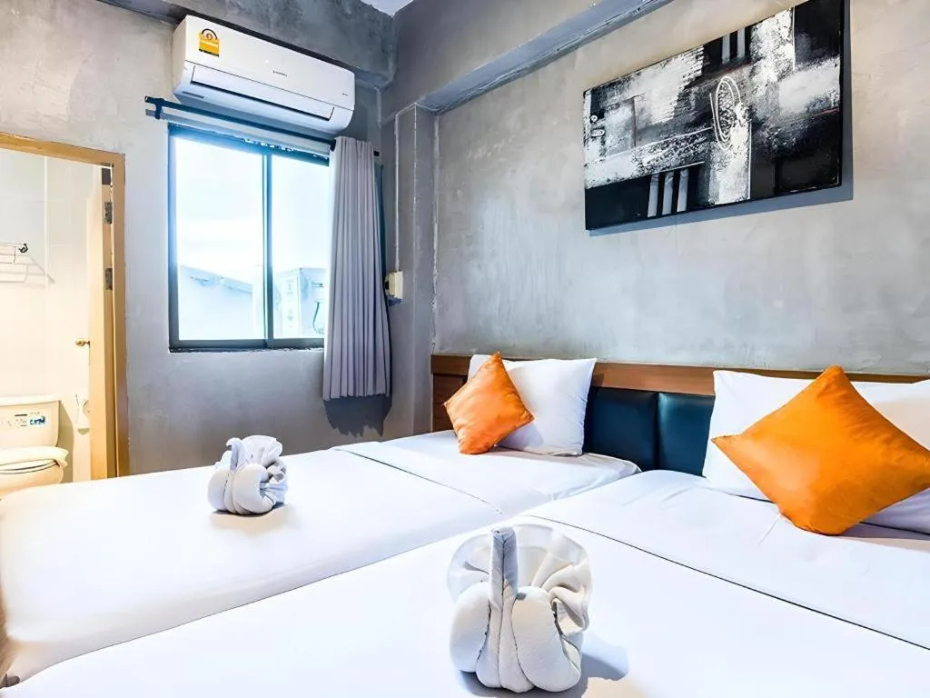 Bed in B2 Chiang Rai Night Bazaar Boutique & Budget Hotel