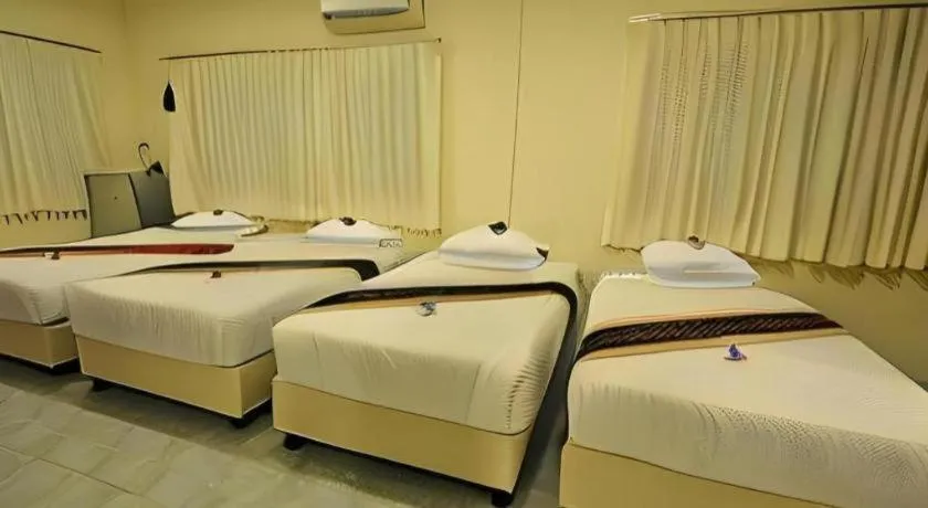 Bed in Piyaporn Hill Paradise Hotel