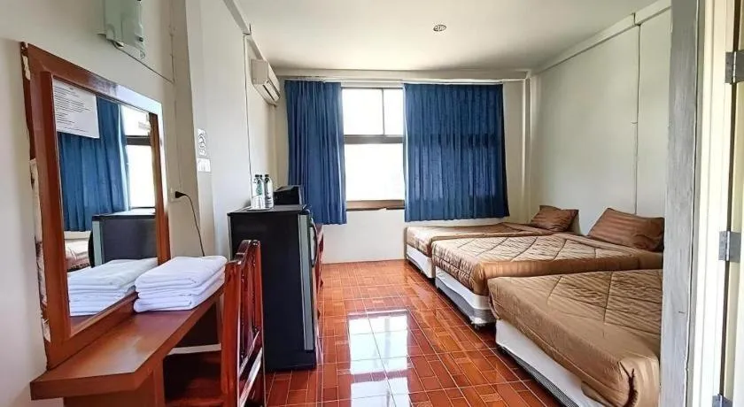 Bed in Piyaporn Hill Paradise Hotel