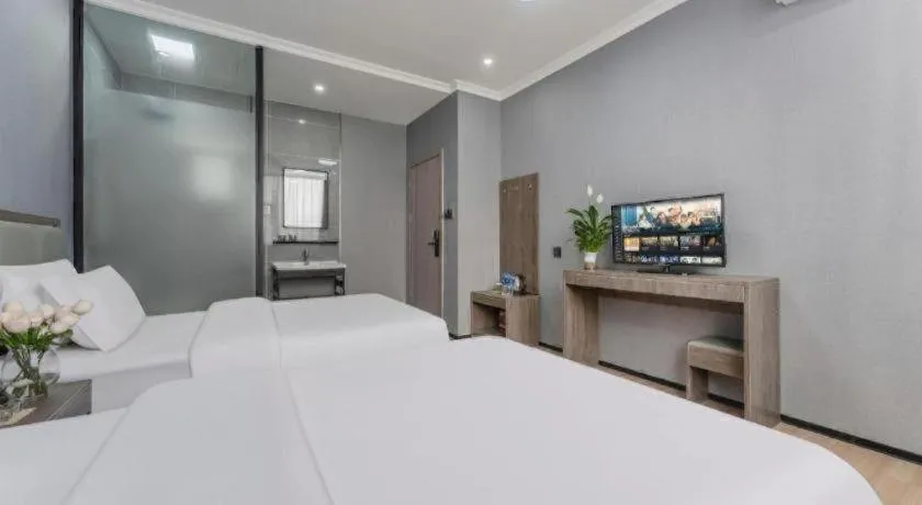 Bed in Tourism Trend Hotel