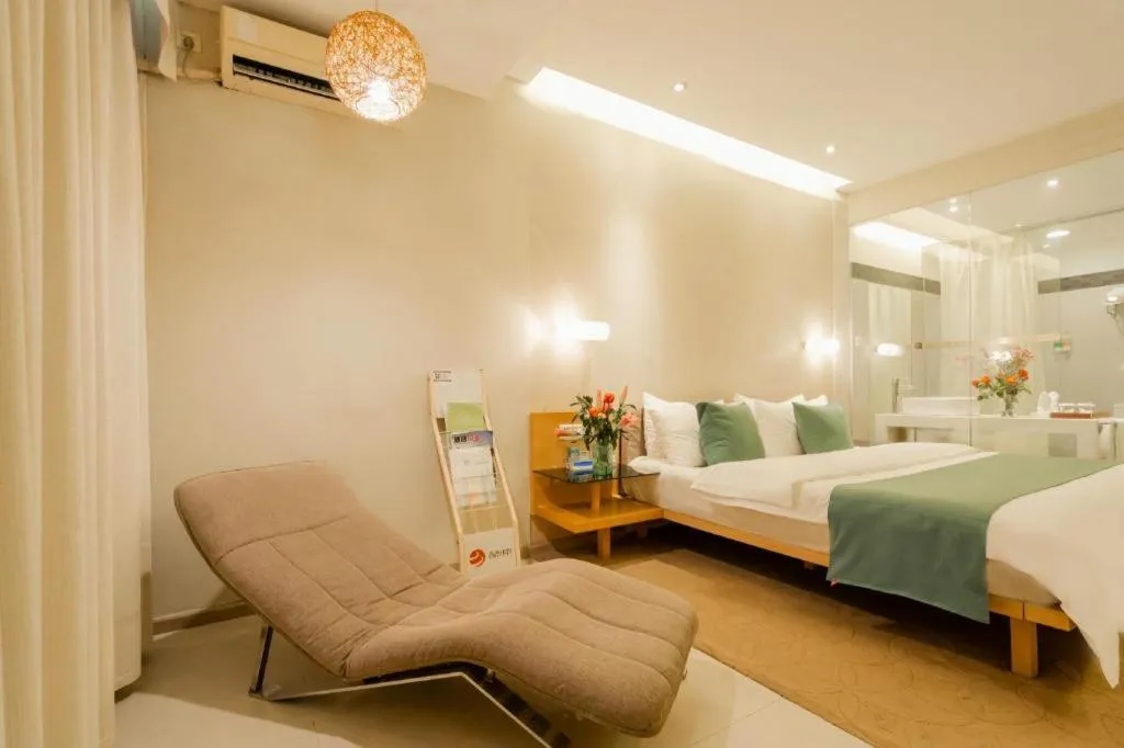 Bed in Tourism Trend Hotel