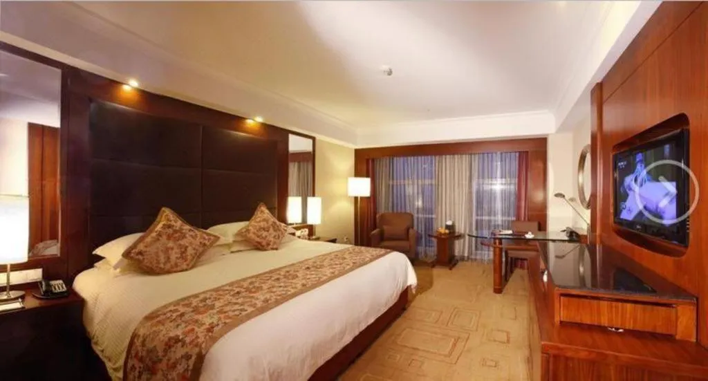 Bed in Hangzhou Merchant Marco Garden Hotel