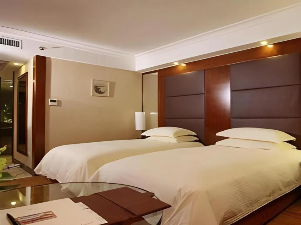 Bed in Hangzhou Merchant Marco Garden Hotel