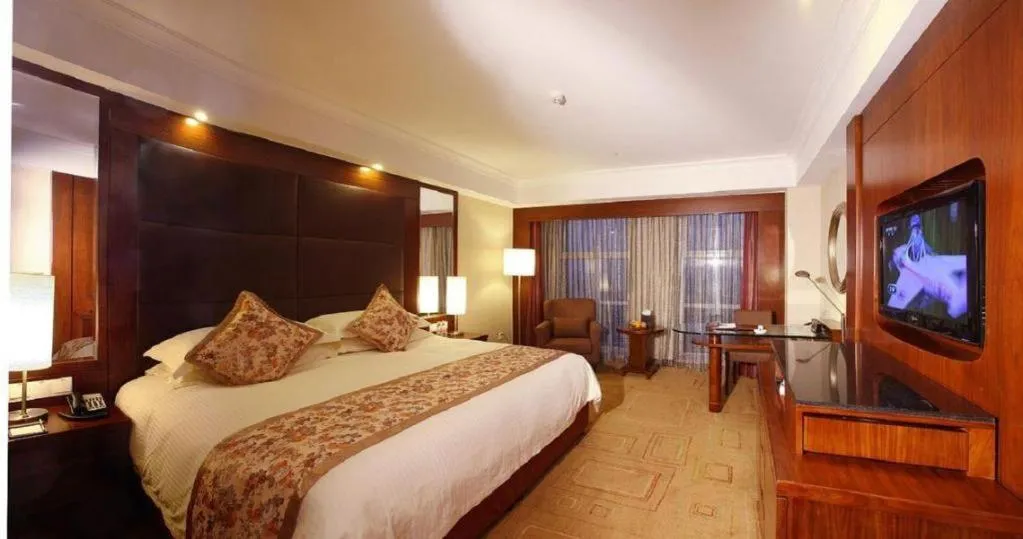 Bed in Hangzhou Merchant Marco Garden Hotel