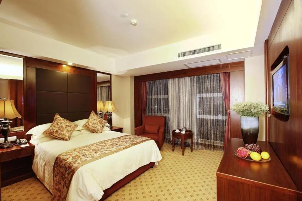 Bed in Hangzhou Merchant Marco Garden Hotel