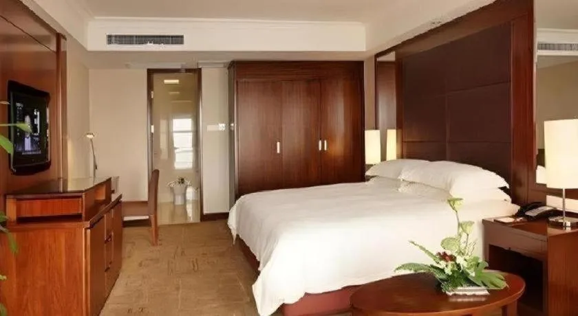 Bed in Hangzhou Merchant Marco Garden Hotel