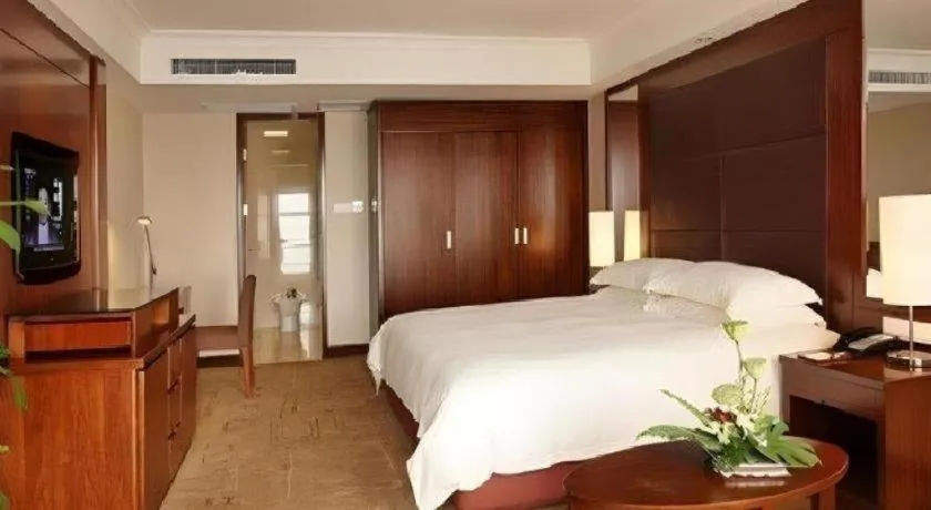 Bed in Hangzhou Merchant Marco Garden Hotel