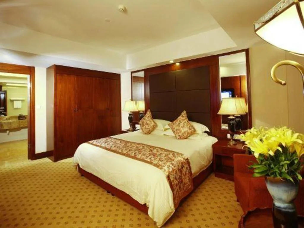 Bed in Hangzhou Merchant Marco Garden Hotel