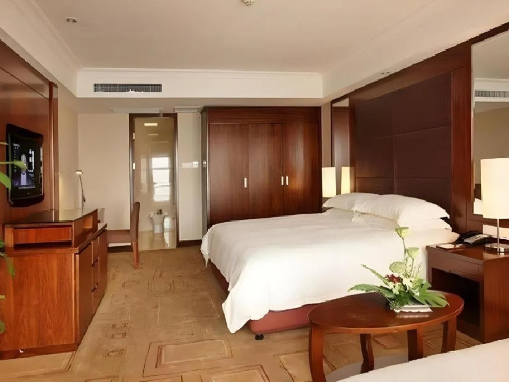 Bed in Hangzhou Merchant Marco Garden Hotel