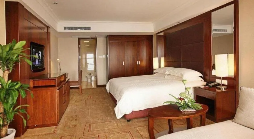 Bed in Hangzhou Merchant Marco Garden Hotel