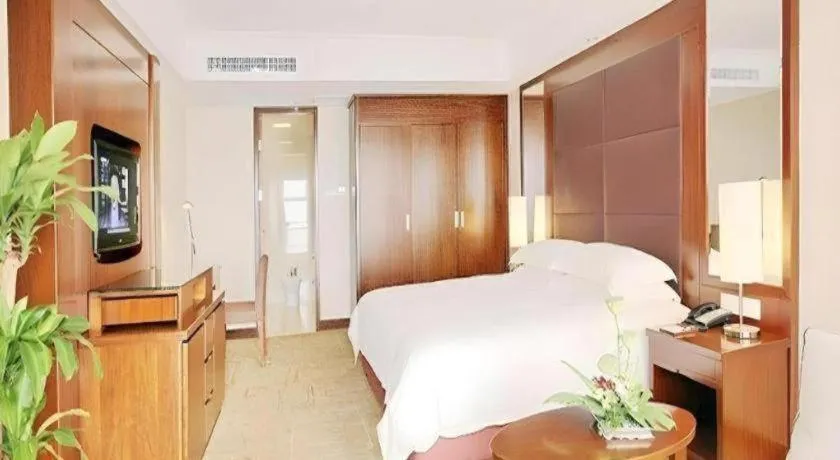 Bed in Hangzhou Merchant Marco Garden Hotel