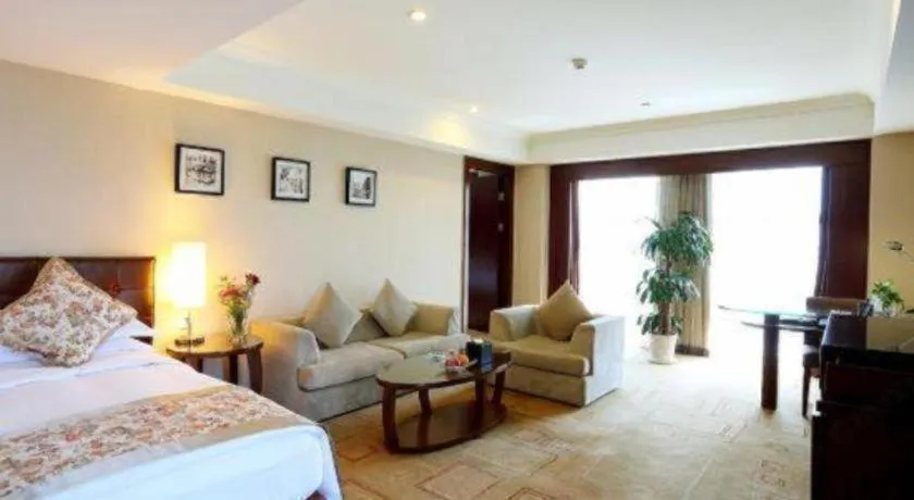 Bed in Hangzhou Merchant Marco Garden Hotel