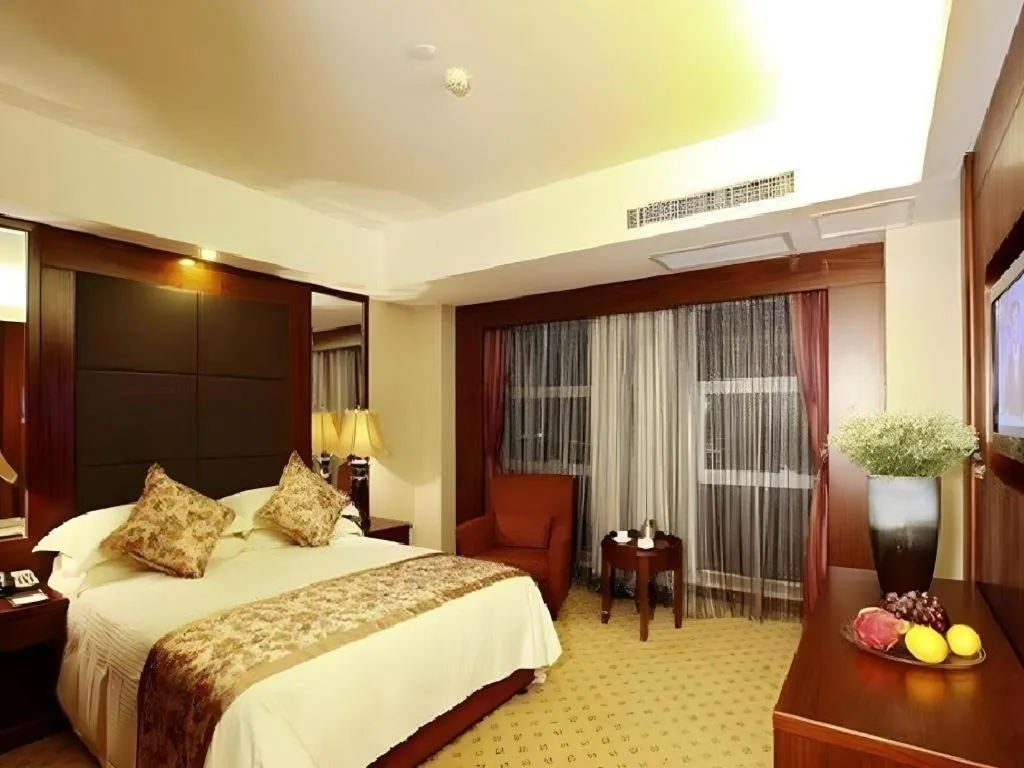 Bed in Hangzhou Merchant Marco Garden Hotel