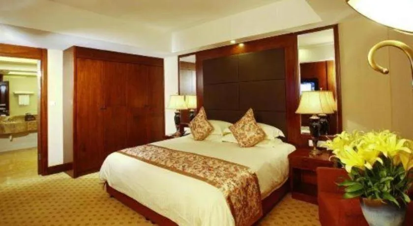 Bed in Hangzhou Merchant Marco Garden Hotel