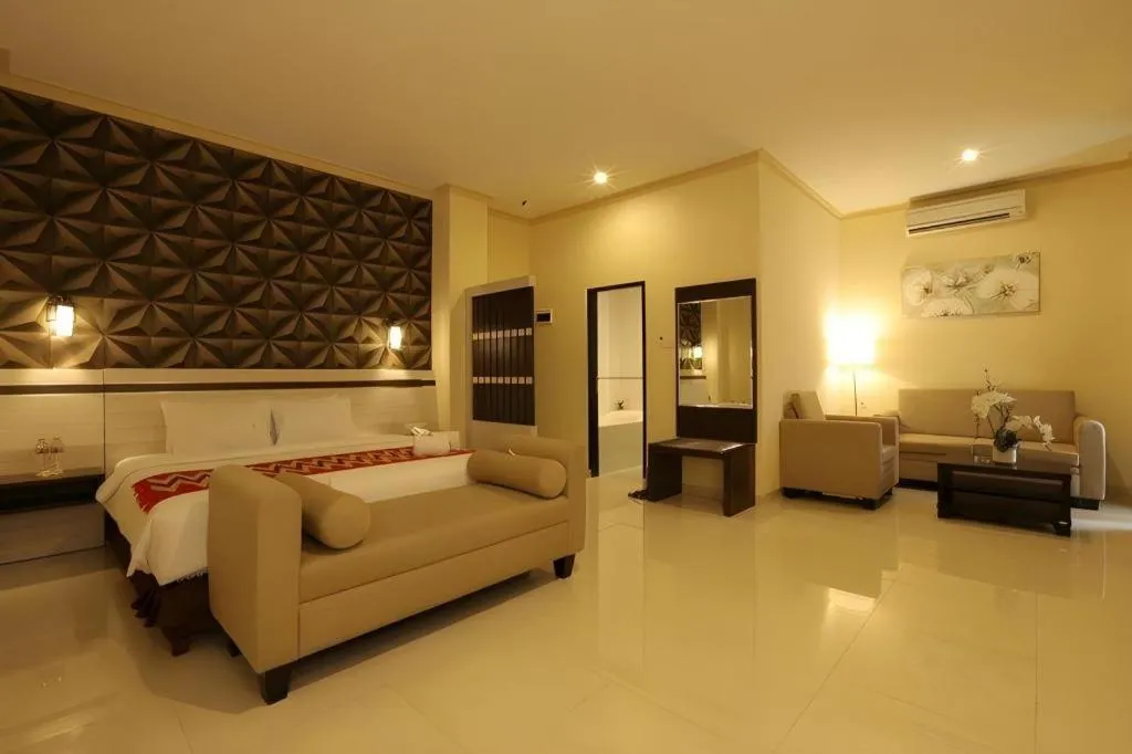 Bed in Puri Indah Hotel