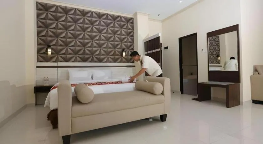 Bed in Puri Indah Hotel