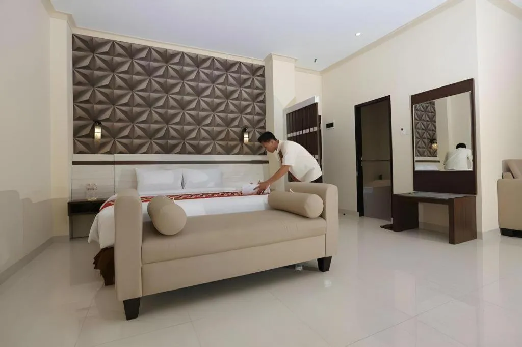 Bed in Puri Indah Hotel