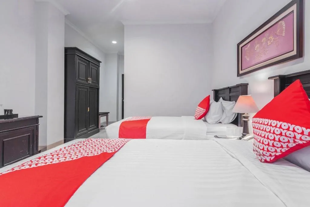 Bed in Sriwijaya Hotel