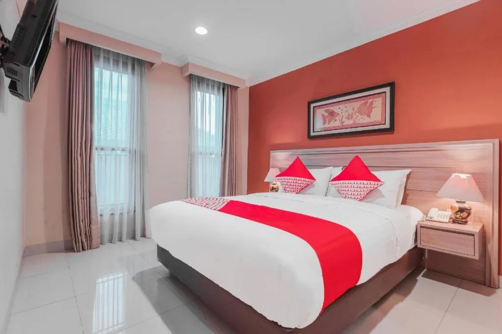 Bed in Sriwijaya Hotel