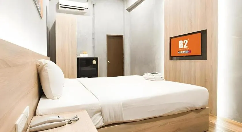 Bed in B2 Santitham Boutique & Budget Hotel