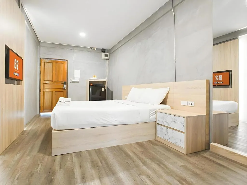 Bed in B2 Santitham Boutique & Budget Hotel