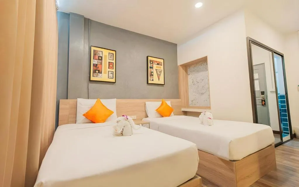 Bed in B2 Khamtieng Boutique & Budget Hotel