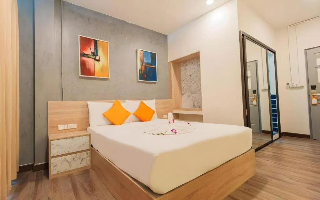 Bed in B2 Khamtieng Boutique & Budget Hotel