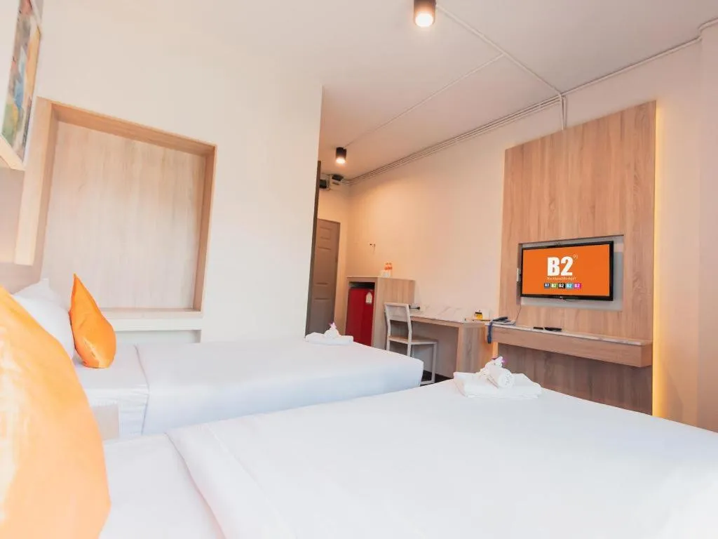 Bed in B2 Khamtieng Boutique & Budget Hotel