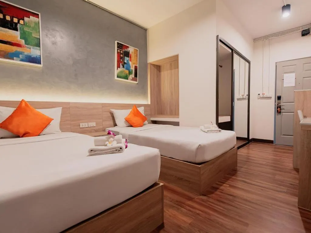 Bed in B2 Khamtieng Boutique & Budget Hotel