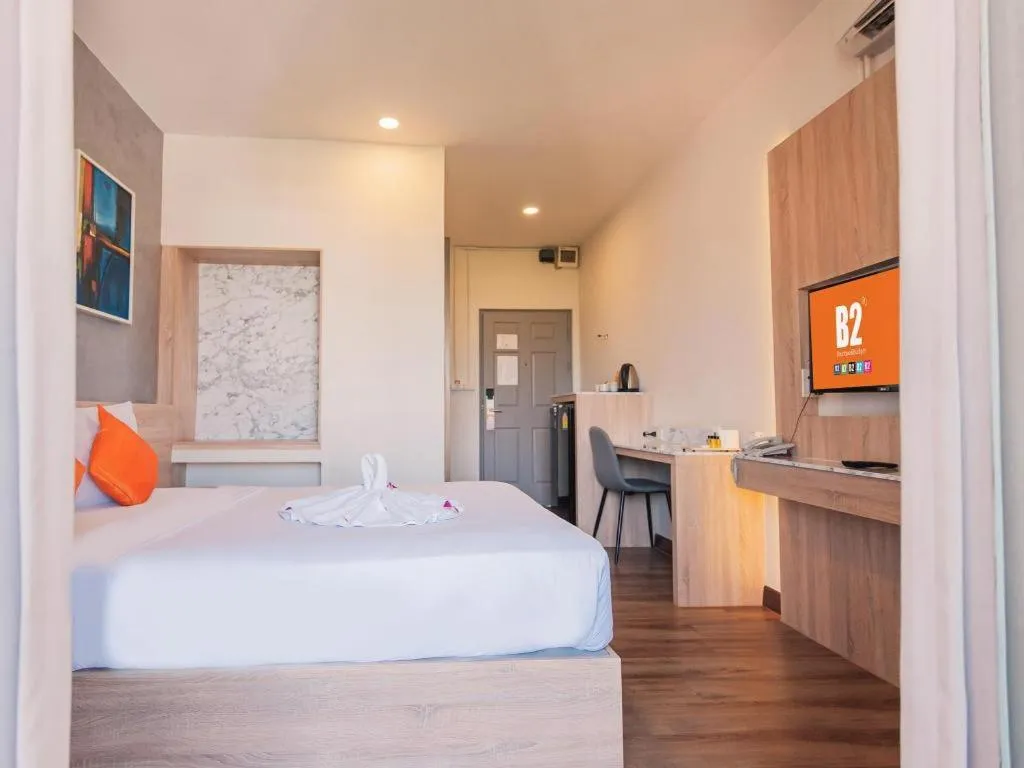 Bed in B2 Khamtieng Boutique & Budget Hotel