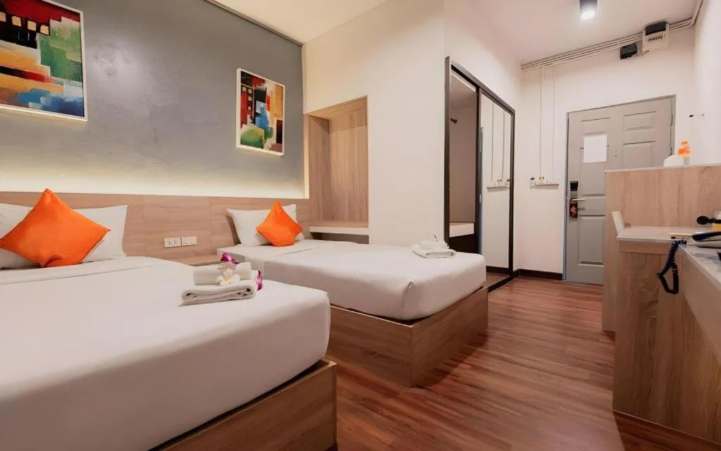 Bed in B2 Khamtieng Boutique & Budget Hotel