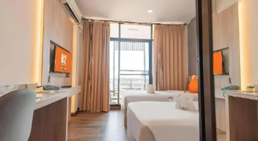 Bed in B2 Khamtieng Boutique & Budget Hotel