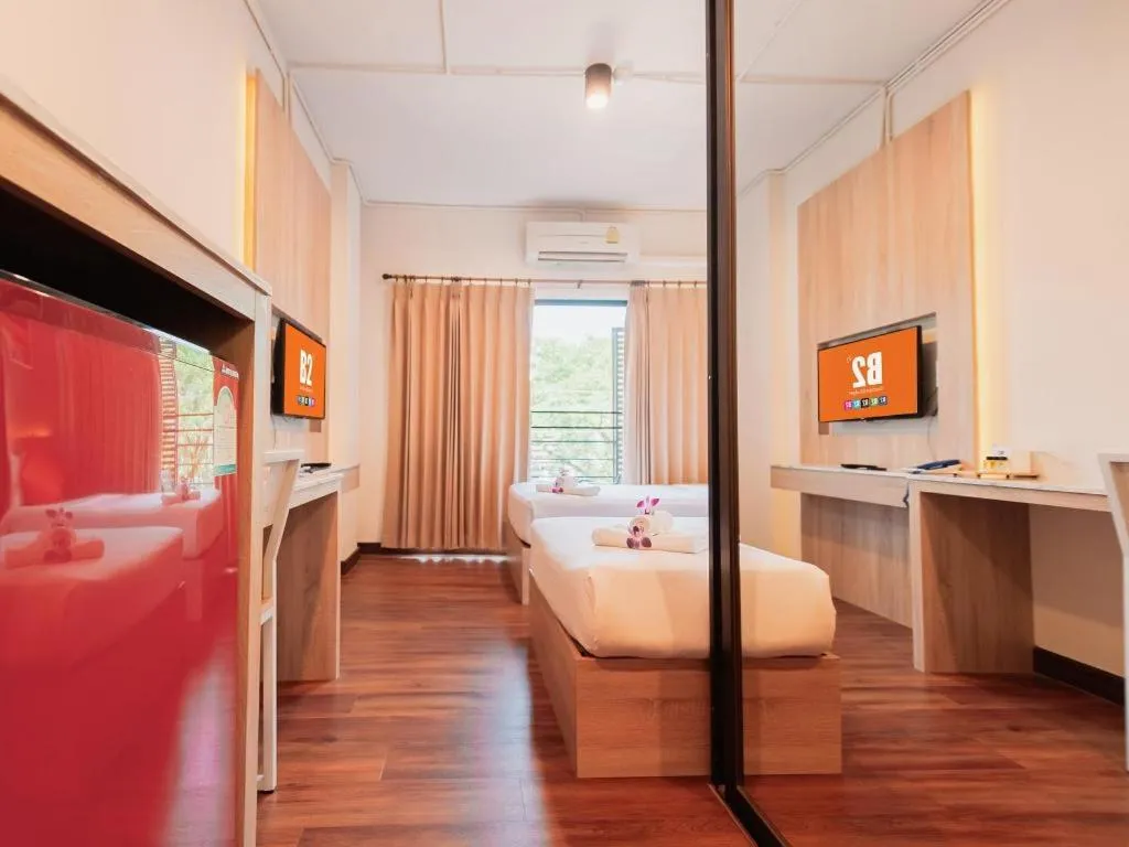 Bed in B2 Khamtieng Boutique & Budget Hotel